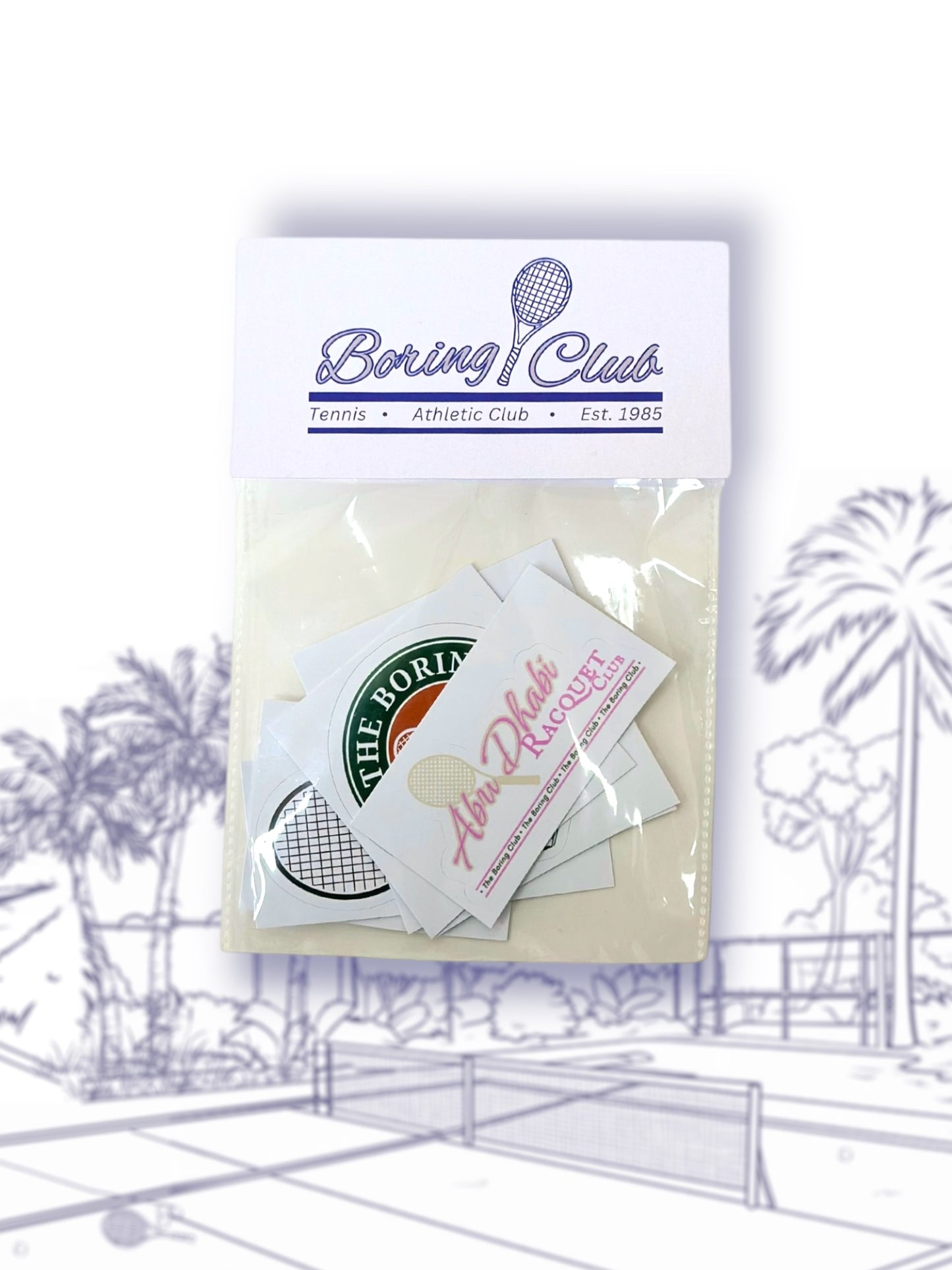 Boring Tennis Club - Sticker Set