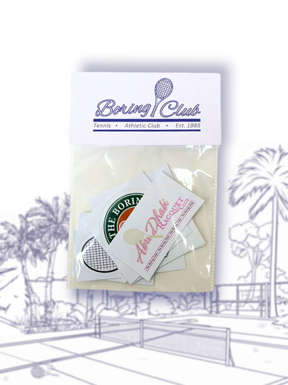 Boring Tennis Club - Sticker Set