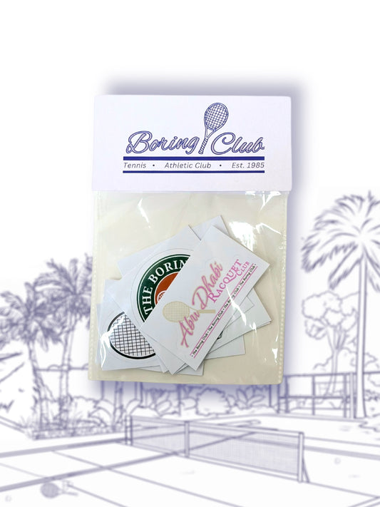 Boring Tennis Club - Sticker Set