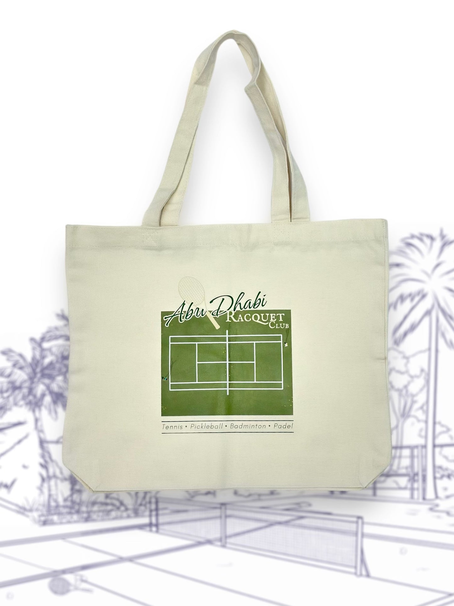 Abu Dhabi Racquet Club - Tote Bag